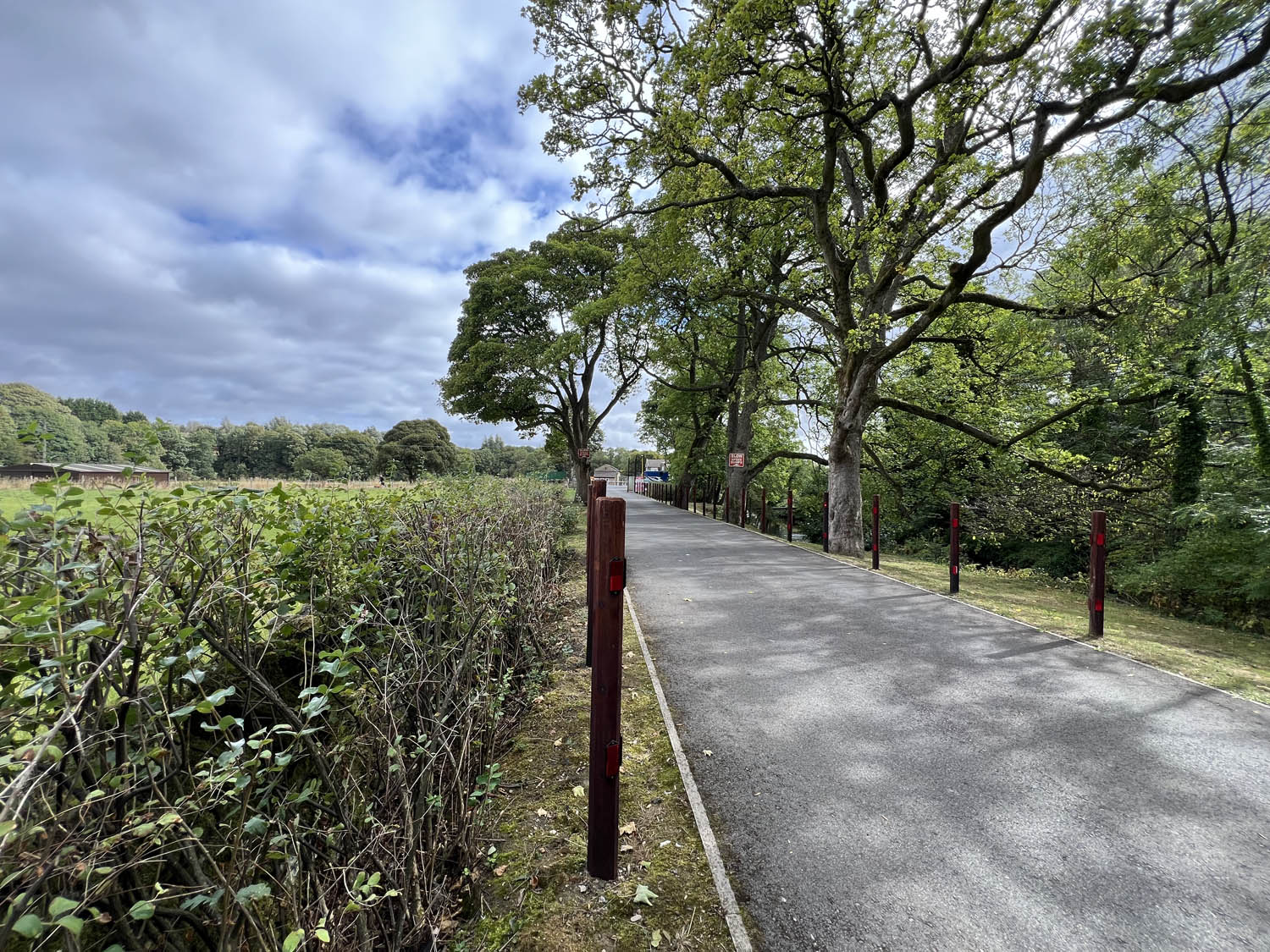 An image of the new road.